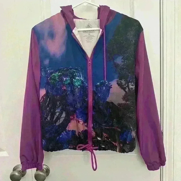 Authentic Disney Parks 2022 Pandora Avatar Windbreaker Jacket - Picture 1 of 4